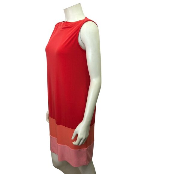 THE LIMITED SHIFT SLEEVELESS COLOR BLOCK DRESS size md - Picture 3 of 5